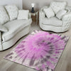 Black And Purple Tie Dye Floor Mat-grizzshop