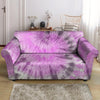 Black And Purple Tie Dye Loveseat Cover-grizzshop