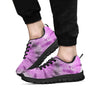 Black And Purple Tie Dye Men's Sneakers-grizzshop