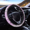 Black And Purple Tie Dye Steering Wheel Cover-grizzshop