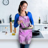 Black And Purple Tie Dye Women's Apron-grizzshop