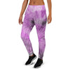 Black And Purple Tie Dye Women's Joggers-grizzshop