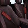 Black And Red Plaid Tartan Seat Belt Cover-grizzshop