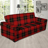 Black And Red Plaid Tartan Sofa Cover-grizzshop