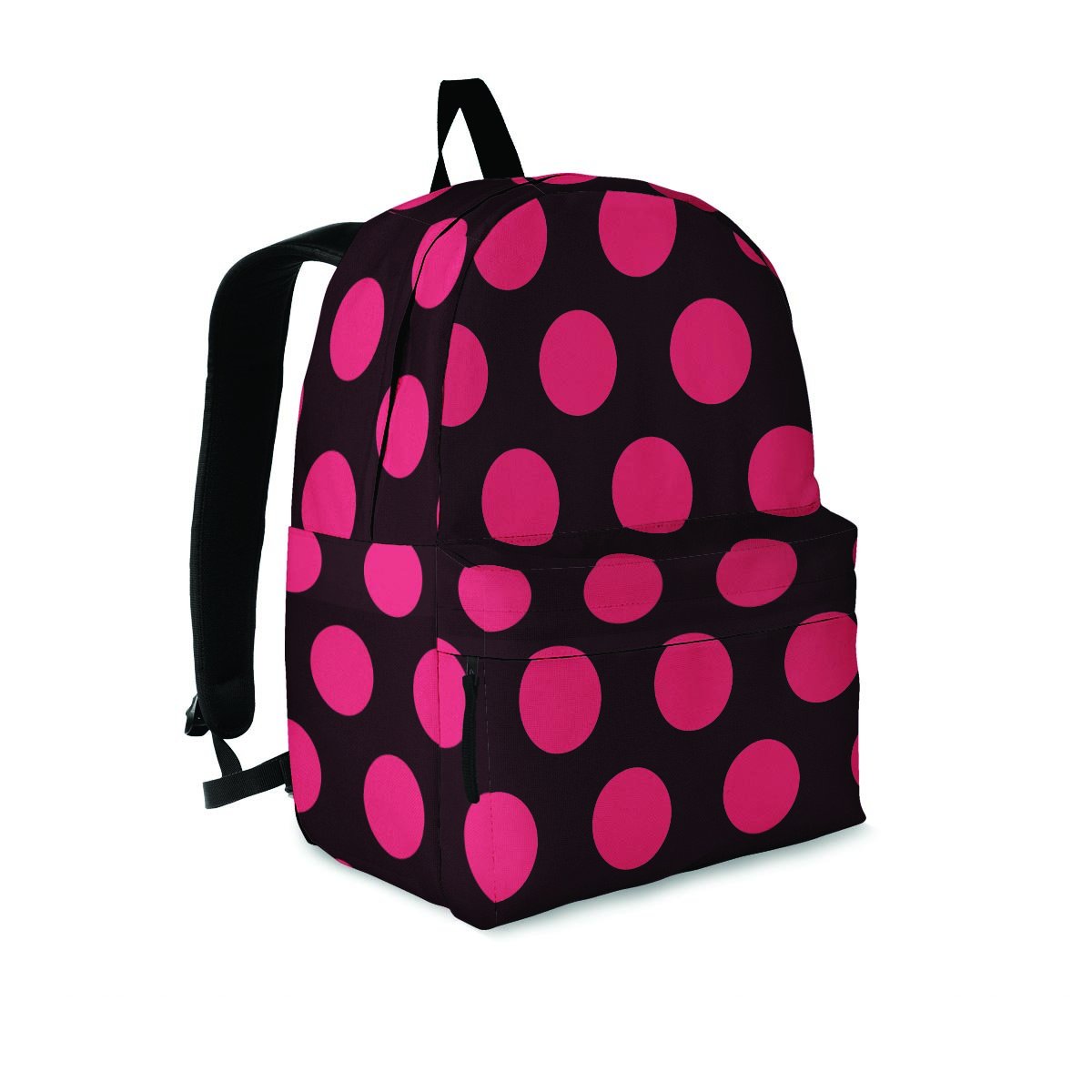 Black And Red Polka Dot Backpack-grizzshop