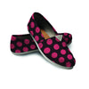 Black And Red Polka Dot Canvas Shoes-grizzshop