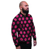 Black And Red Polka Dot Men's Bomber Jacket-grizzshop