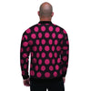 Black And Red Polka Dot Men's Bomber Jacket-grizzshop