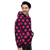 Black And Red Polka Dot Men's Hoodie-grizzshop