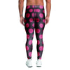 Black And Red Polka Dot Men's Leggings-grizzshop