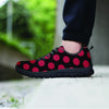 Black And Red Polka Dot Men's Sneakers-grizzshop