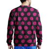 Black And Red Polka Dot Men's Sweatshirt-grizzshop