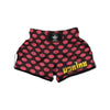 Black And Red Polka Dot Muay Thai Boxing Shorts-grizzshop