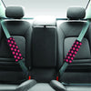 Black And Red Polka Dot Seat Belt Cover-grizzshop