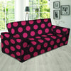 Black And Red Polka Dot Sofa Cover-grizzshop