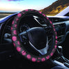 Black And Red Polka Dot Steering Wheel Cover-grizzshop