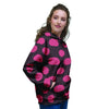 Black And Red Polka Dot Women's Hoodie-grizzshop