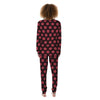 Black And Red Polka Dot Women's Pajamas-grizzshop