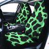 Black And Teal Cow Print Car Seat Covers-grizzshop