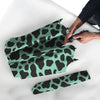 Black And Teal Cow Print Umbrella-grizzshop