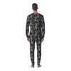 Black And White Chinese Tiger Print Pattern Men's Pajamas-grizzshop