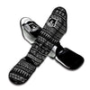 Black And White Doodle Tribal Aztec Print Muay Thai Shin Guard-grizzshop