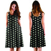 Black And White Polka Dot Dress-grizzshop