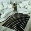 Black And White Polka Dot Floor Mat-grizzshop