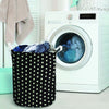 Black And White Polka Dot Laundry Basket-grizzshop