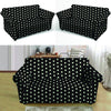 Black And White Polka Dot Loveseat Cover-grizzshop