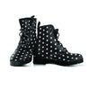 Black And White Polka Dot Men's Boots-grizzshop