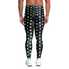 Black And White Polka Dot Men's Leggings-grizzshop