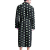 Black And White Polka Dot Men's Robe-grizzshop