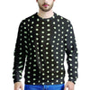 Black And White Polka Dot Men's Sweatshirt-grizzshop