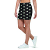 Black And White Polka Dot Mini Skirt-grizzshop