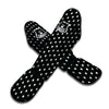 Black And White Polka Dot Muay Thai Shin Guard-grizzshop