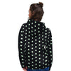 Black And White Polka Dot Women's Hoodie-grizzshop