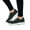 Black And White Polka Dot Women's Sneakers-grizzshop