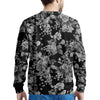 Black And White Rose Flower Men's Sweatshirt-grizzshop