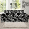 Black And White Rose Flower Sofa Cover-grizzshop