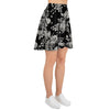 Black And White Rose Flower Women's Skirt-grizzshop