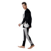 Black And White Scorpio Sign Print Men's Pajamas-grizzshop