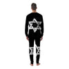 Black And White Star of David Print Men's Pajamas-grizzshop