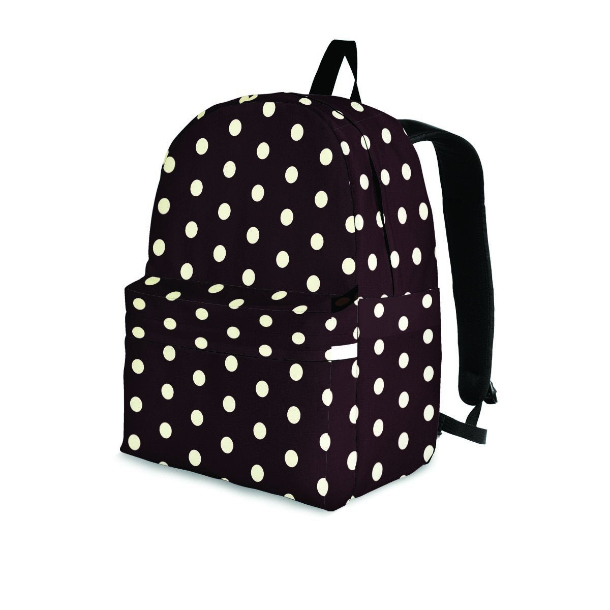 Black And White Tiniy Polka Dot Backpack-grizzshop