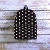 Black And White Tiniy Polka Dot Backpack-grizzshop