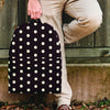 Black And White Tiniy Polka Dot Backpack-grizzshop