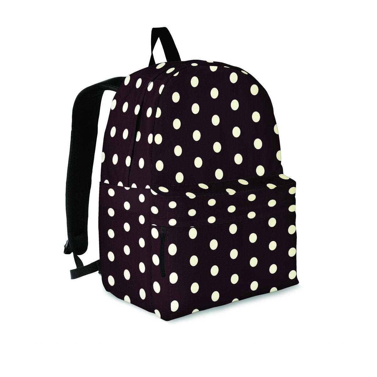 Black And White Tiniy Polka Dot Backpack-grizzshop