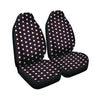 Black And White Tiniy Polka Dot Car Seat Covers-grizzshop