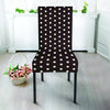 Black And White Tiniy Polka Dot Chair Cover-grizzshop