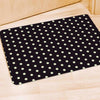 Black And White Tiniy Polka Dot Door Mat-grizzshop